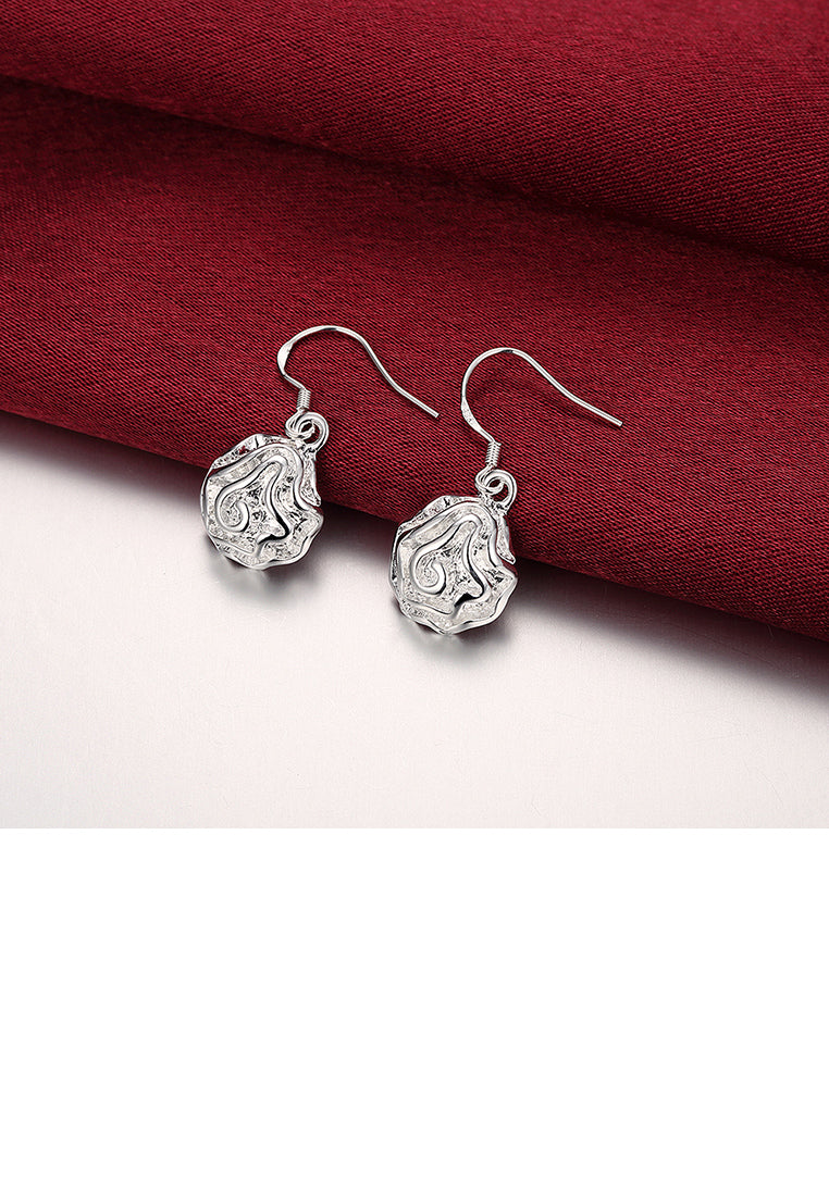 Elegant Romantic Fashion Rose Flower Earrings
