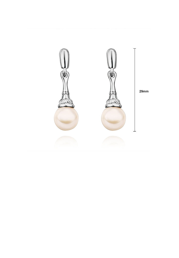 Elegant Pearl Earrings - Luxurious Look