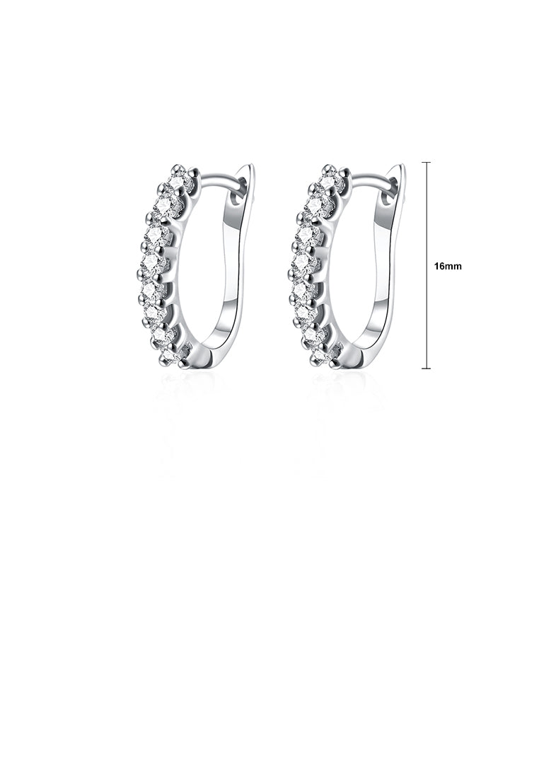 Simple and Fashion Cubic Zircon Earrings