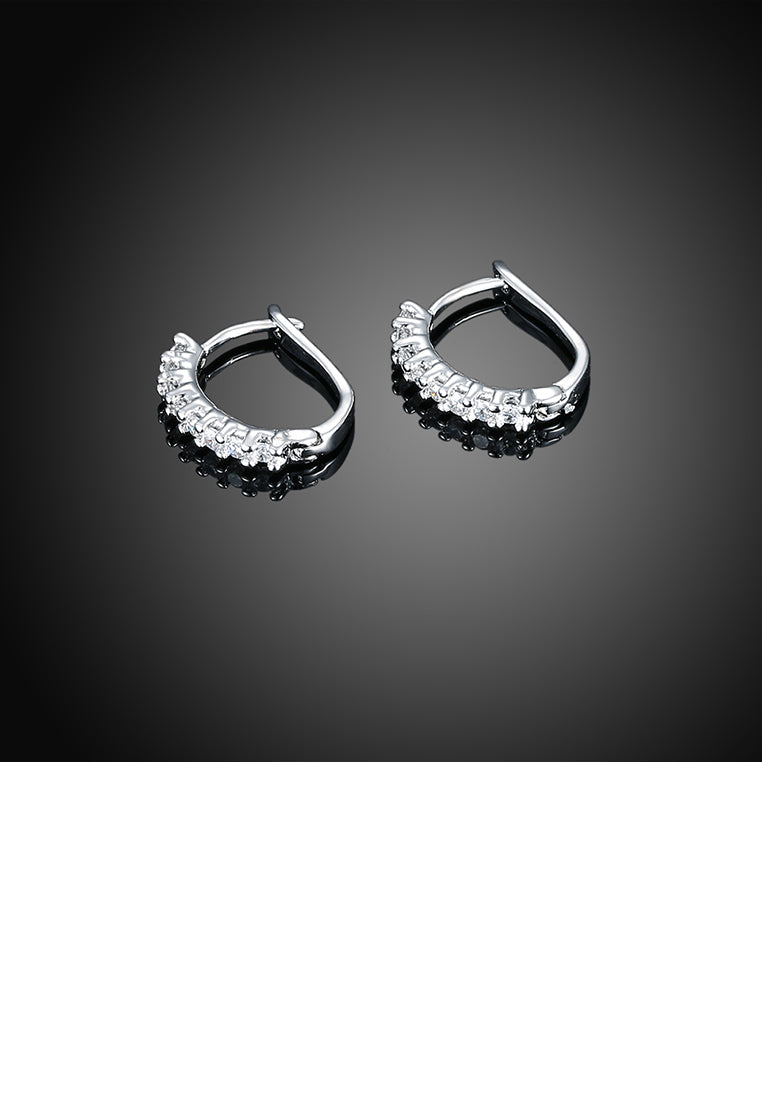 Simple and Fashion Cubic Zircon Earrings