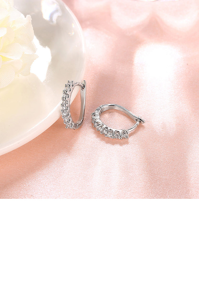 Simple and Fashion Cubic Zircon Earrings