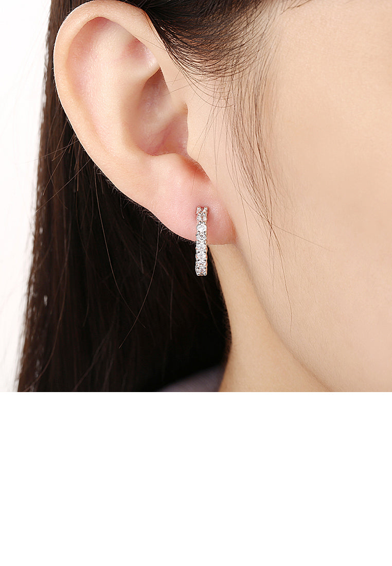 Simple and Fashion Cubic Zircon Earrings