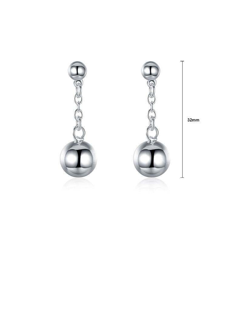 Fashion Simple Round Bead Earrings