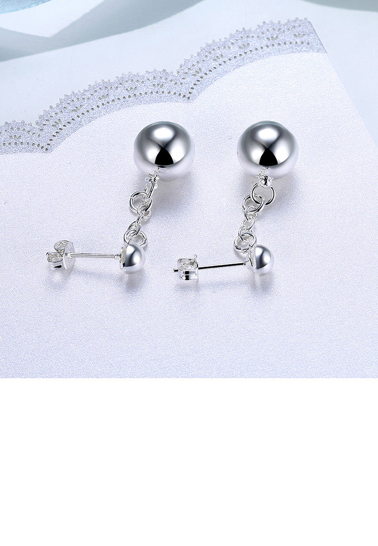 Fashion Simple Round Bead Earrings