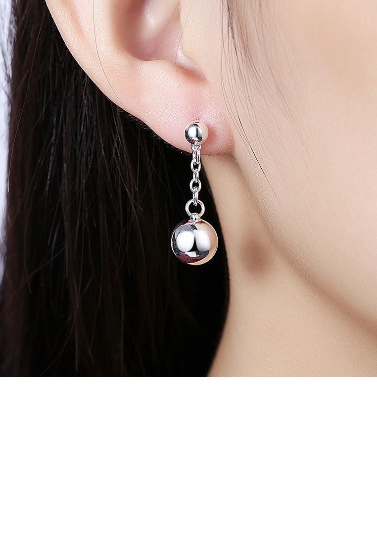 Fashion Simple Round Bead Earrings