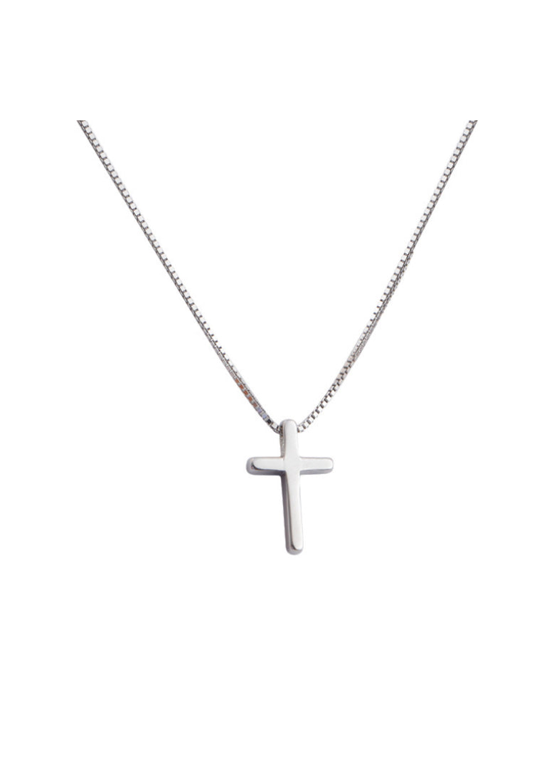 925 Sterling Silver Cross Pendant with Necklace