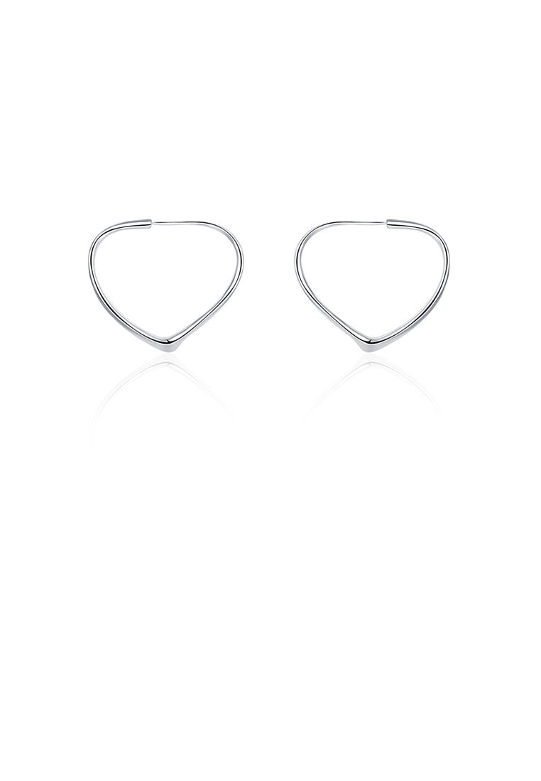 Simple Fashion Hollow Heart Earrings