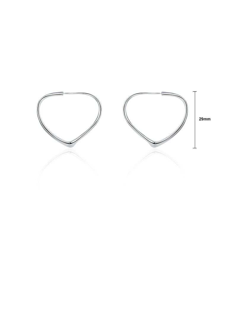 Simple Fashion Hollow Heart Earrings