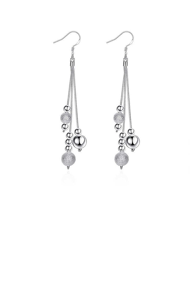 Simple Water Drop-shaped Long Earrings