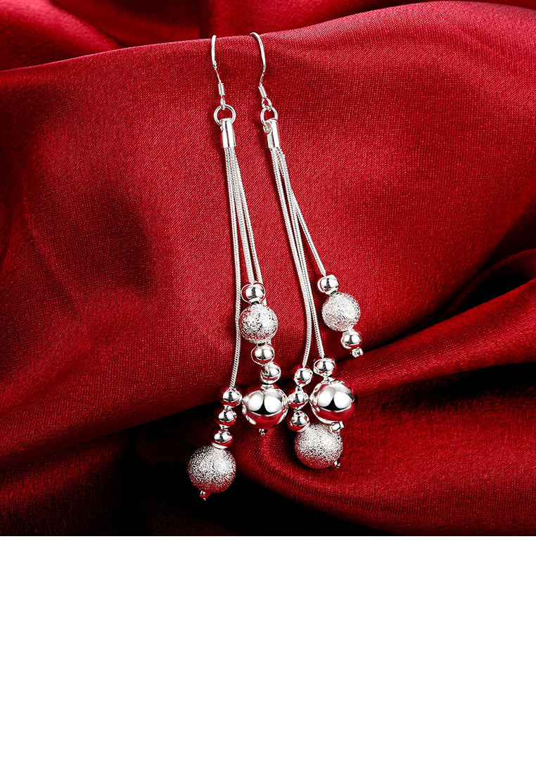 Simple Water Drop-shaped Long Earrings