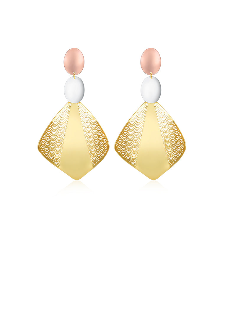 Simple Golden Earrings