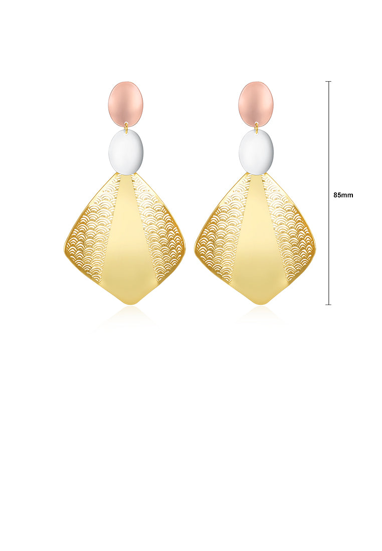 Simple Golden Earrings