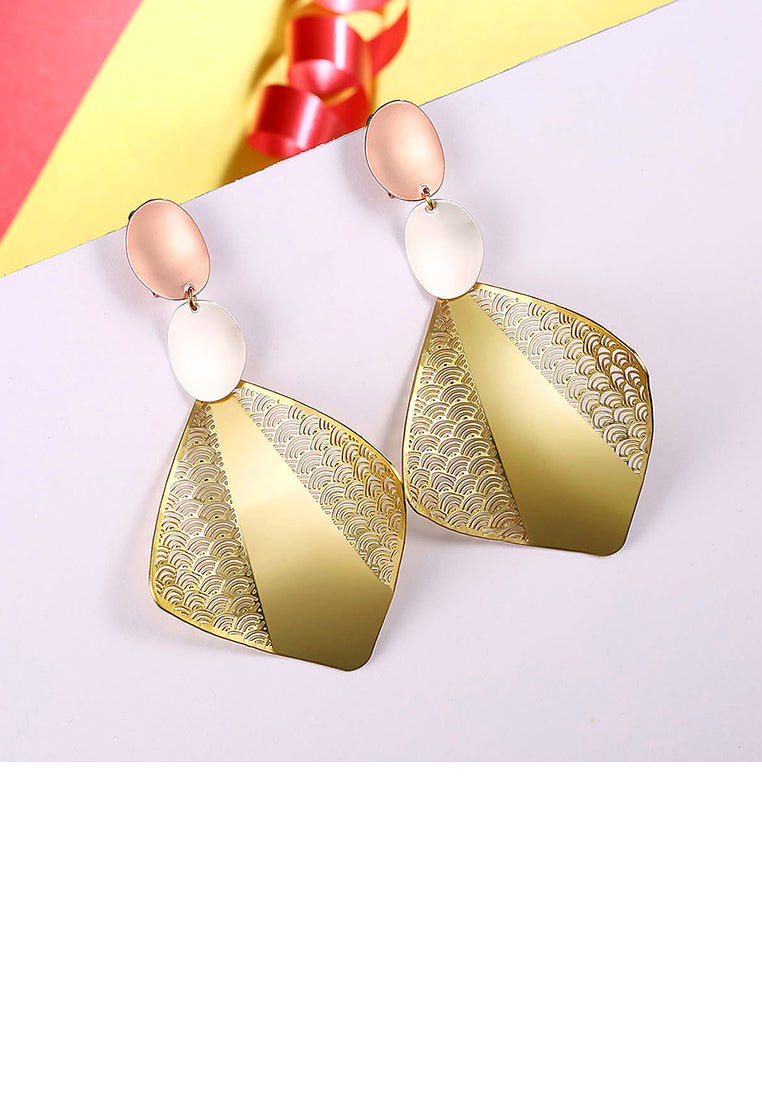 Simple Golden Earrings