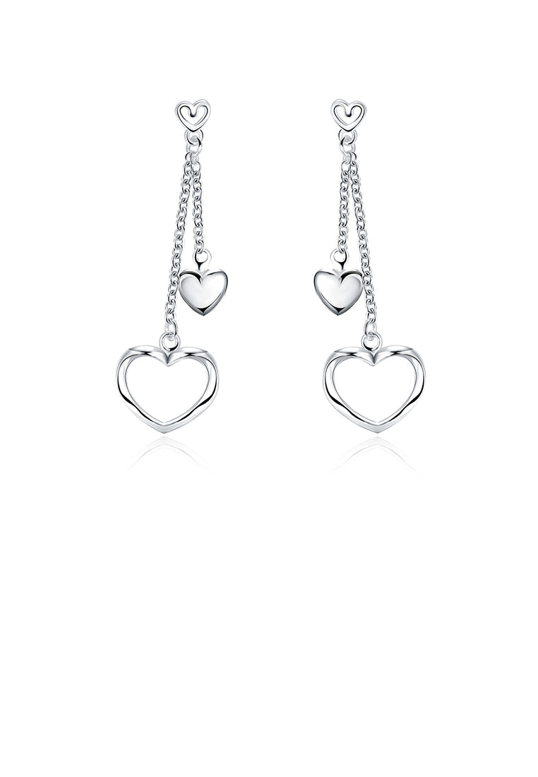 Simple Romantic Elegant Fashion Heart Shape Earrings