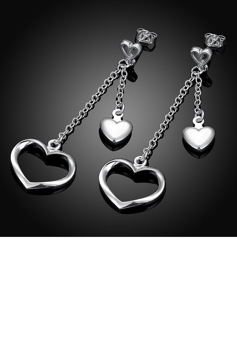 Simple Romantic Elegant Fashion Heart Shape Earrings