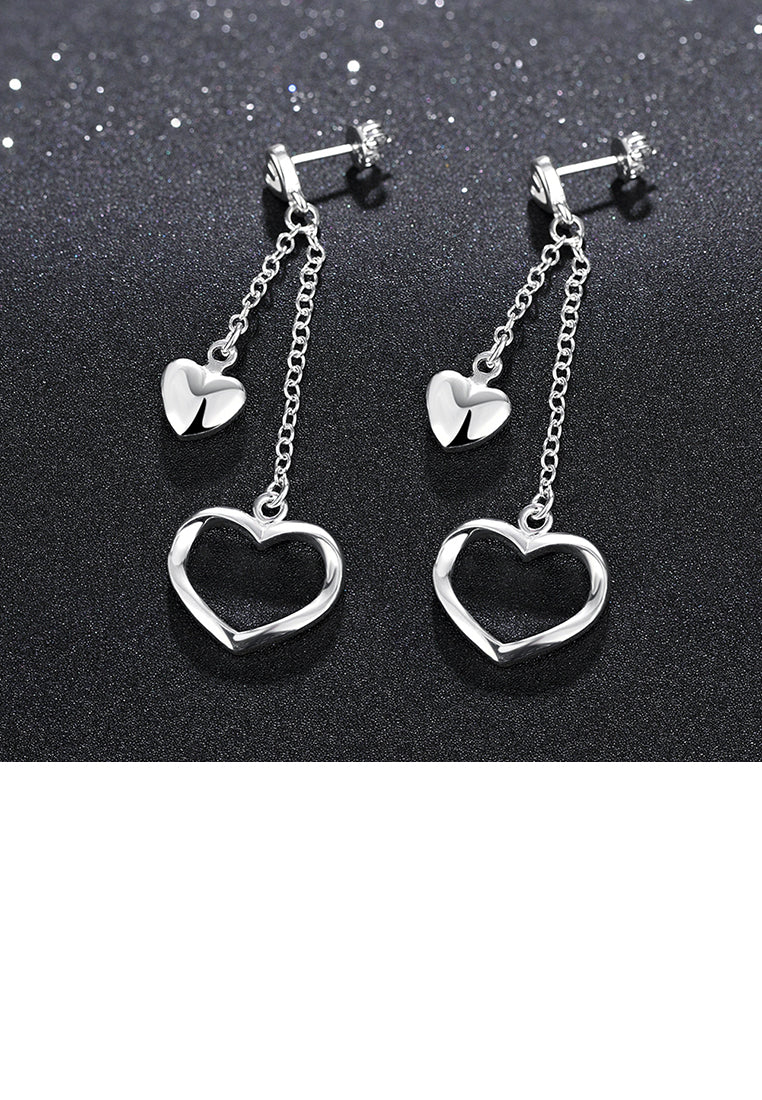 Simple Romantic Elegant Fashion Heart Shape Earrings