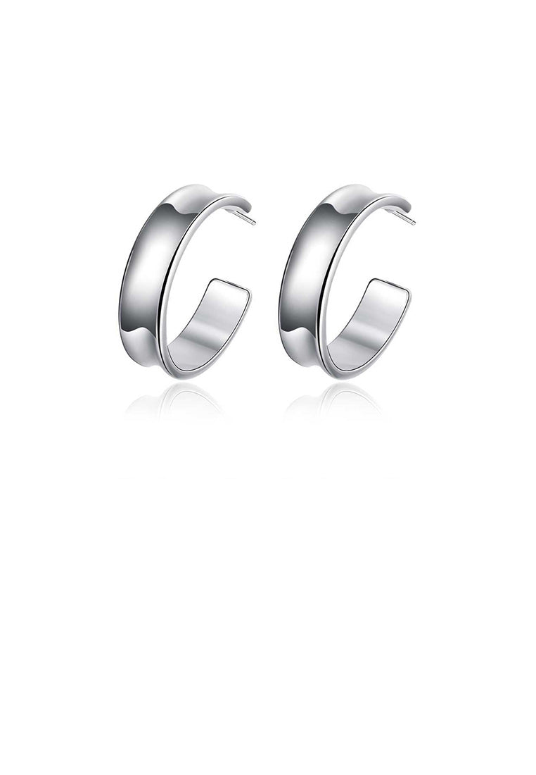 Fashion Simple Geometric Circle Stud Earrings