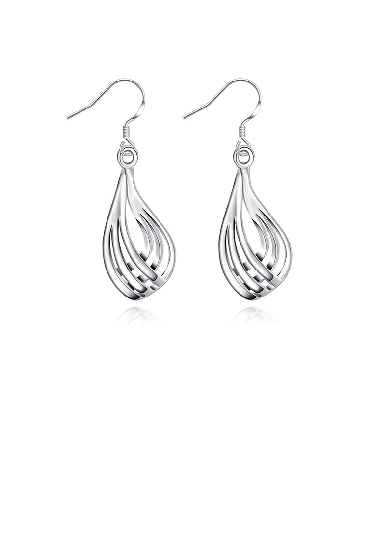 Simple Ripple Water Drop Earrings