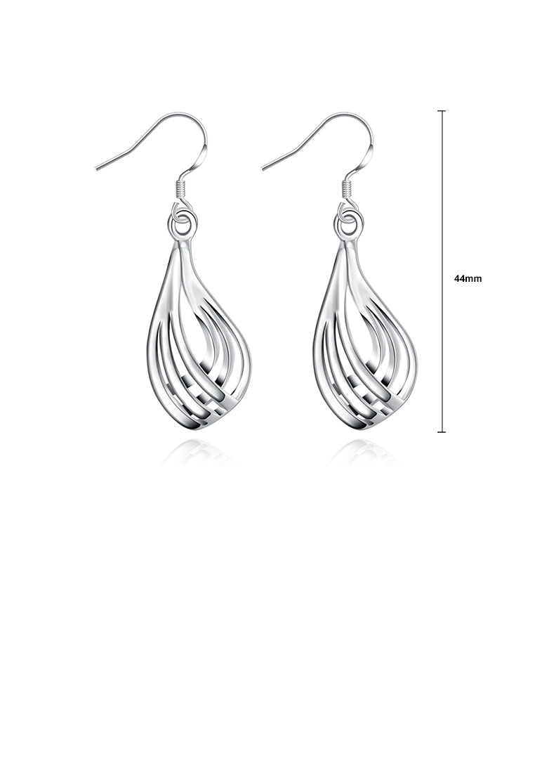 Simple Ripple Water Drop Earrings