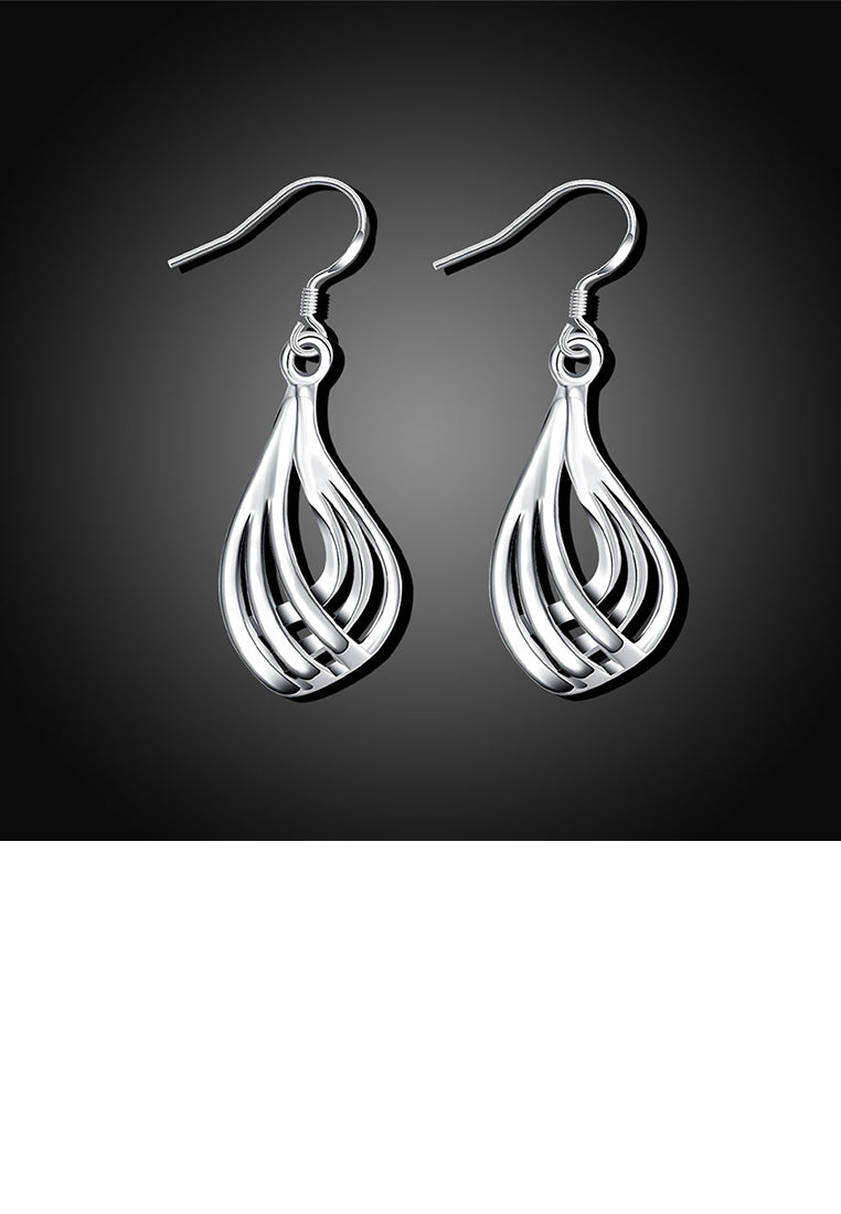 Simple Ripple Water Drop Earrings