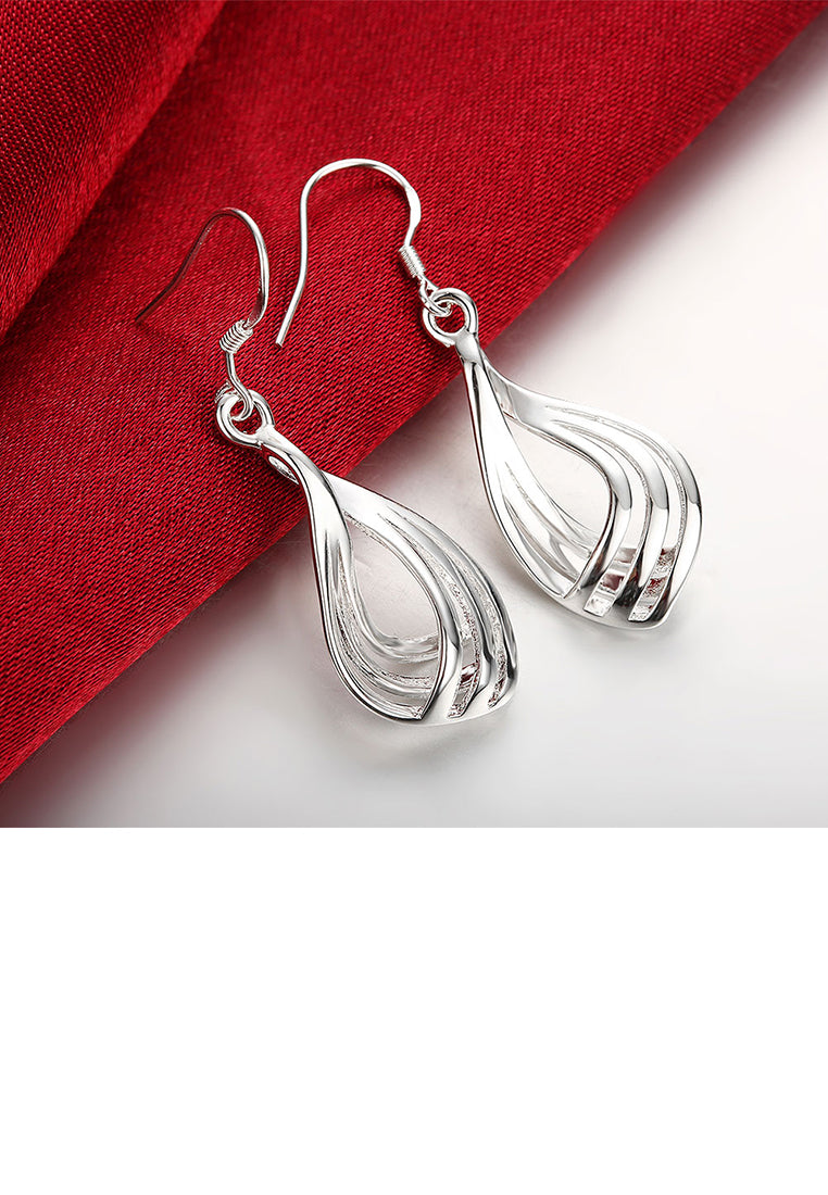 Simple Ripple Water Drop Earrings