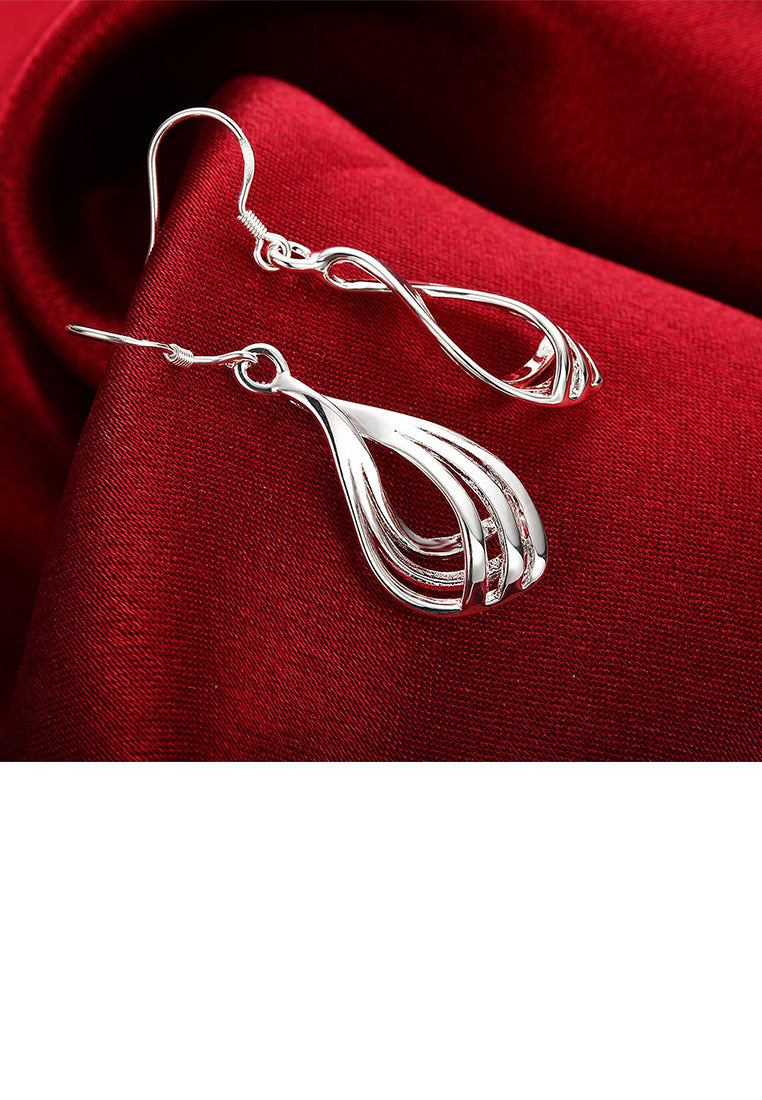 Simple Ripple Water Drop Earrings