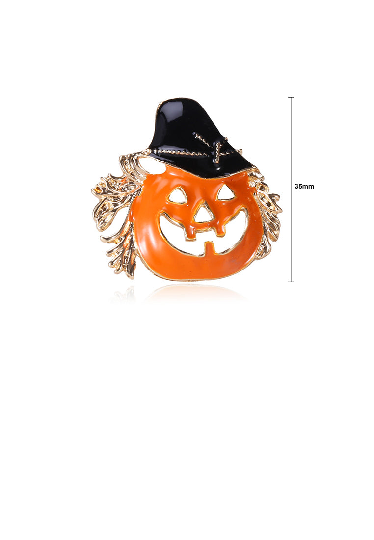 Simple Personality Halloween Pumpkin Brooch