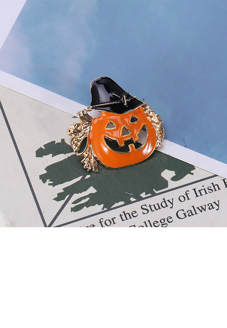 Simple Personality Halloween Pumpkin Brooch
