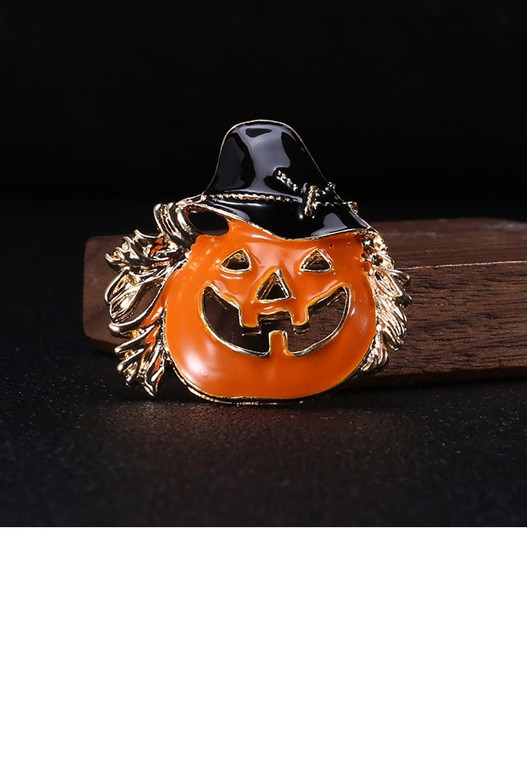 Simple Personality Halloween Pumpkin Brooch