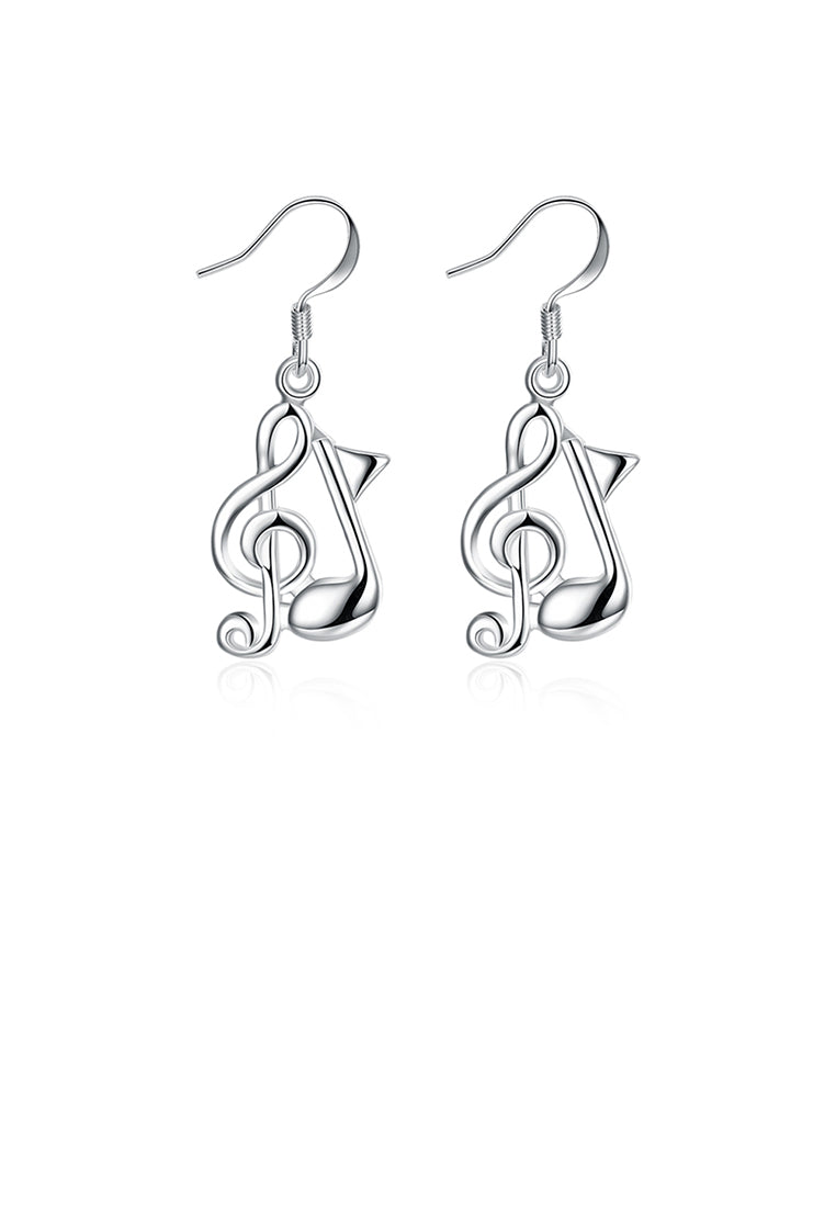 Simple and Fashion Music Note Earrings