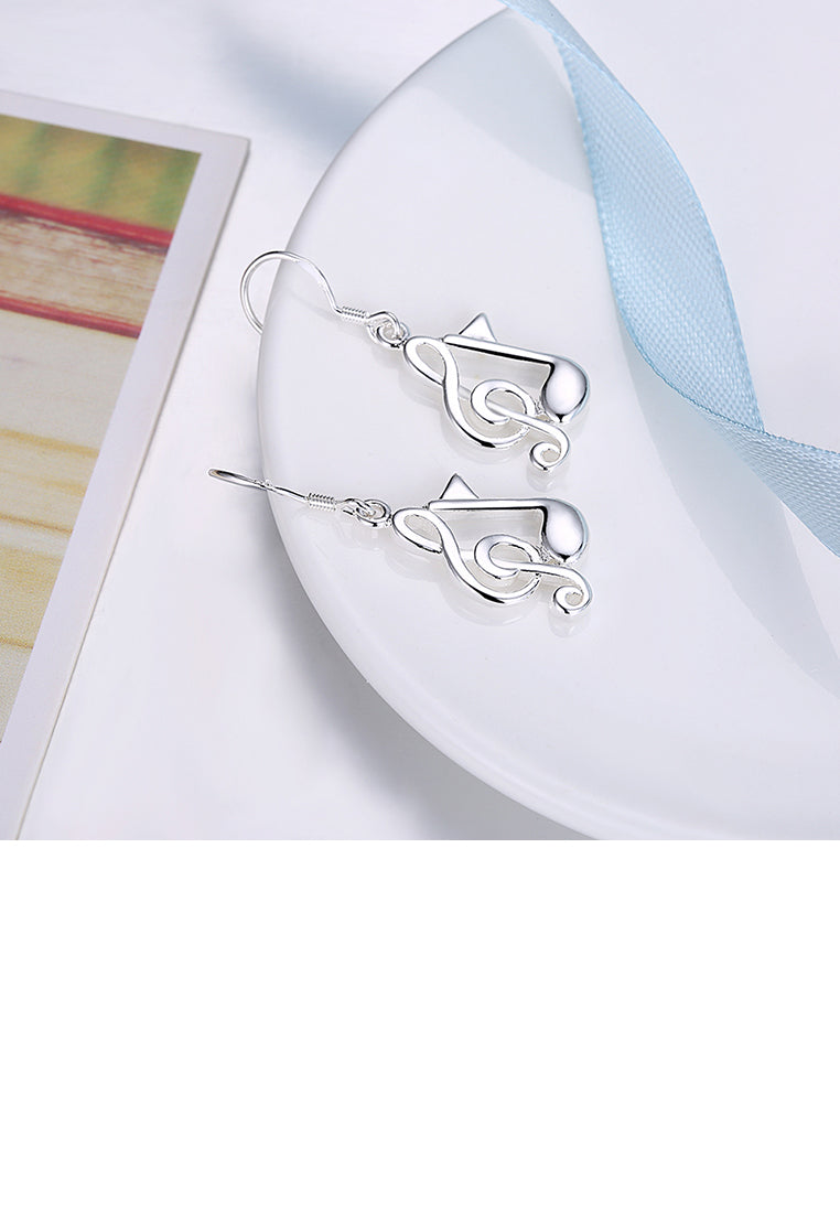 Simple and Fashion Music Note Earrings