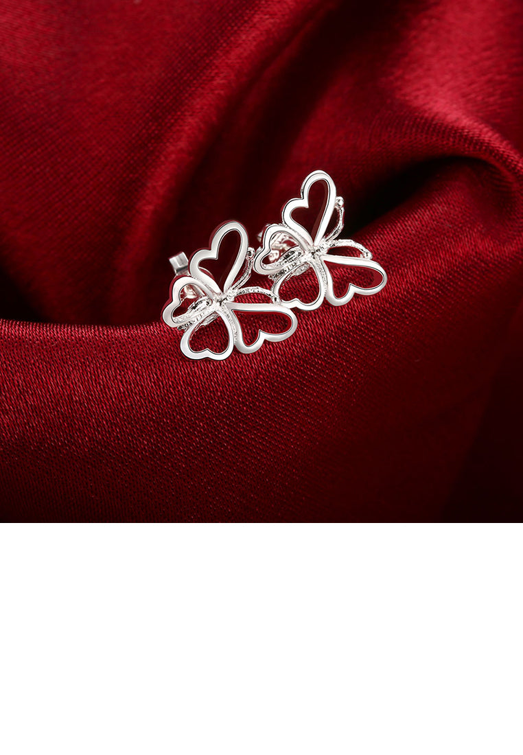 Simple Hollow Butterfly Stud Earrings