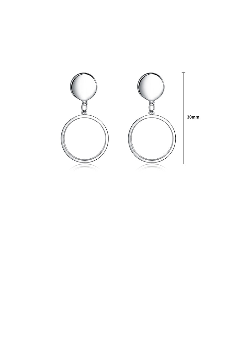 Simple Round Stud Earrings