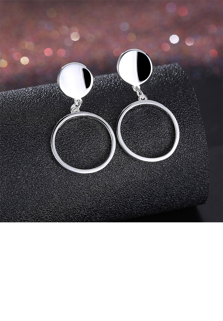 Simple Round Stud Earrings