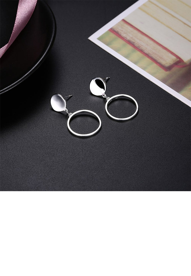 Simple Round Stud Earrings