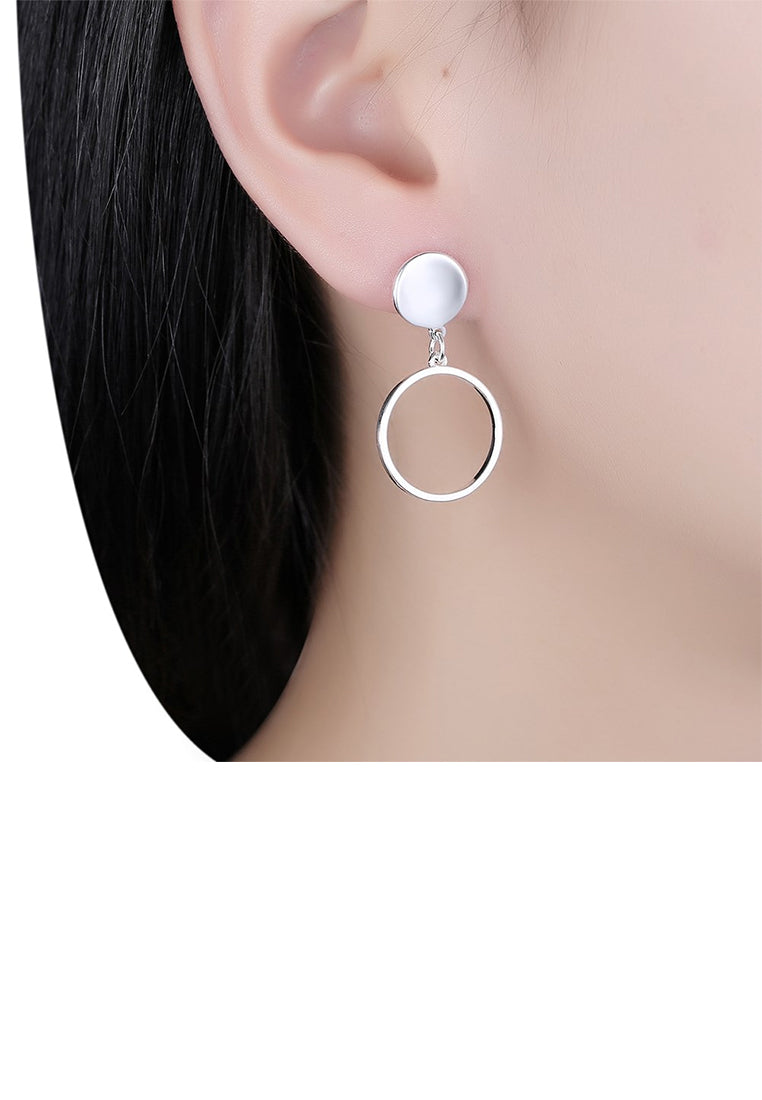 Simple Round Stud Earrings