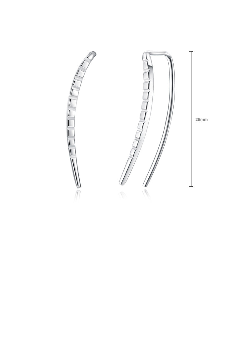 925 Sterling Silver Simple Earrings