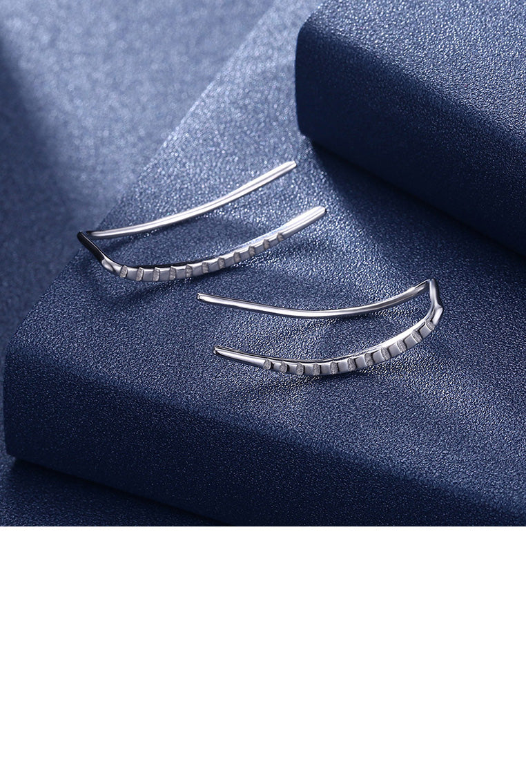 925 Sterling Silver Simple Earrings