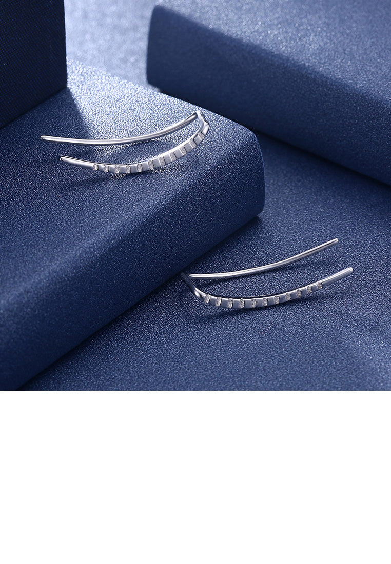 925 Sterling Silver Simple Earrings