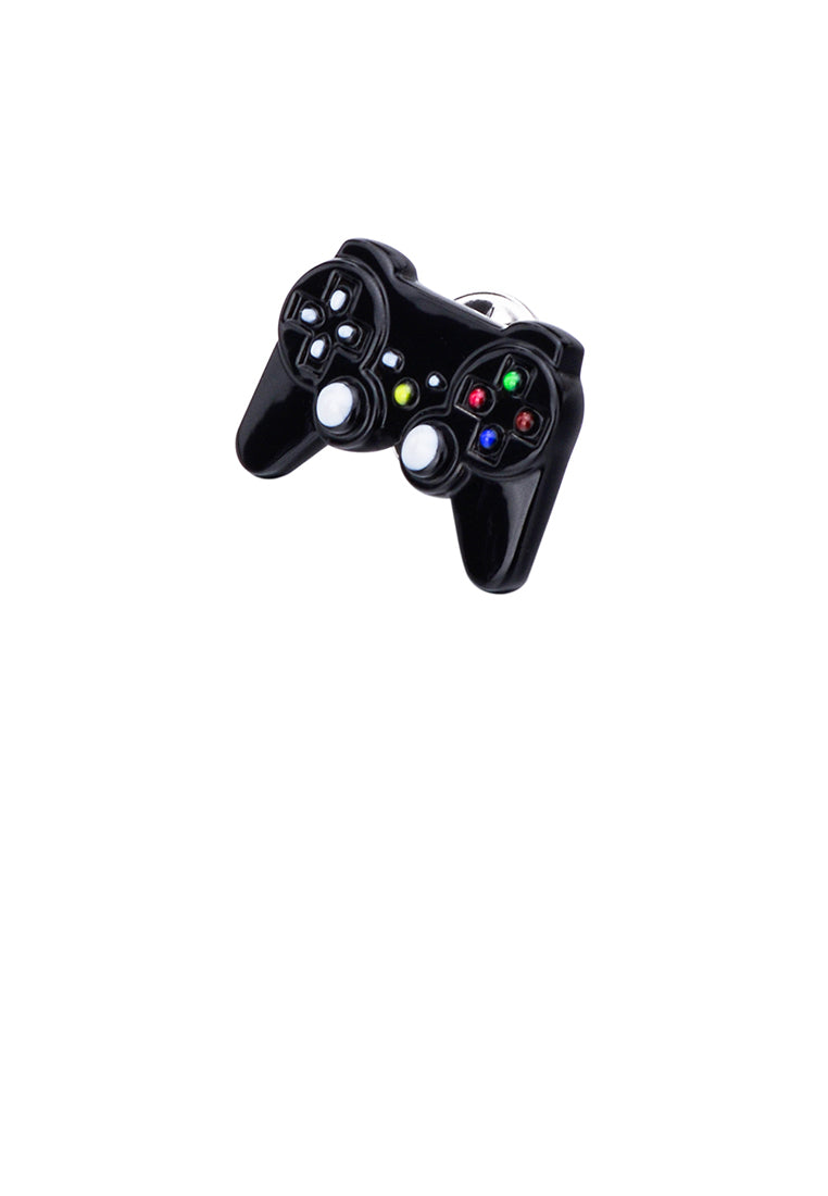 Fashion Fun Black Gamepad Brooch