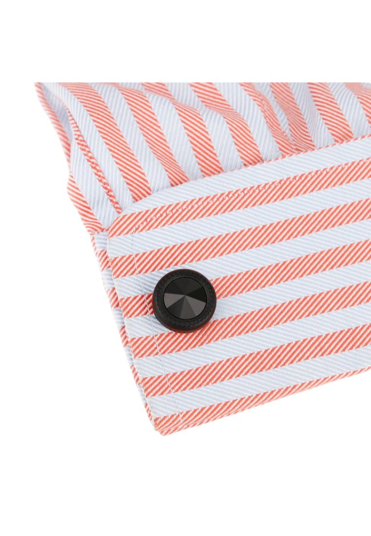 Men's Cufflinks High Quality Creative Simple Cool Sand Black Round Shirt Accessories