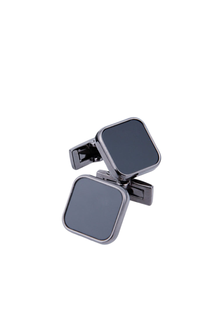 Men's Cufflinks High Quality Cool Black Square Oil Drop Shirt Sleeve Nails