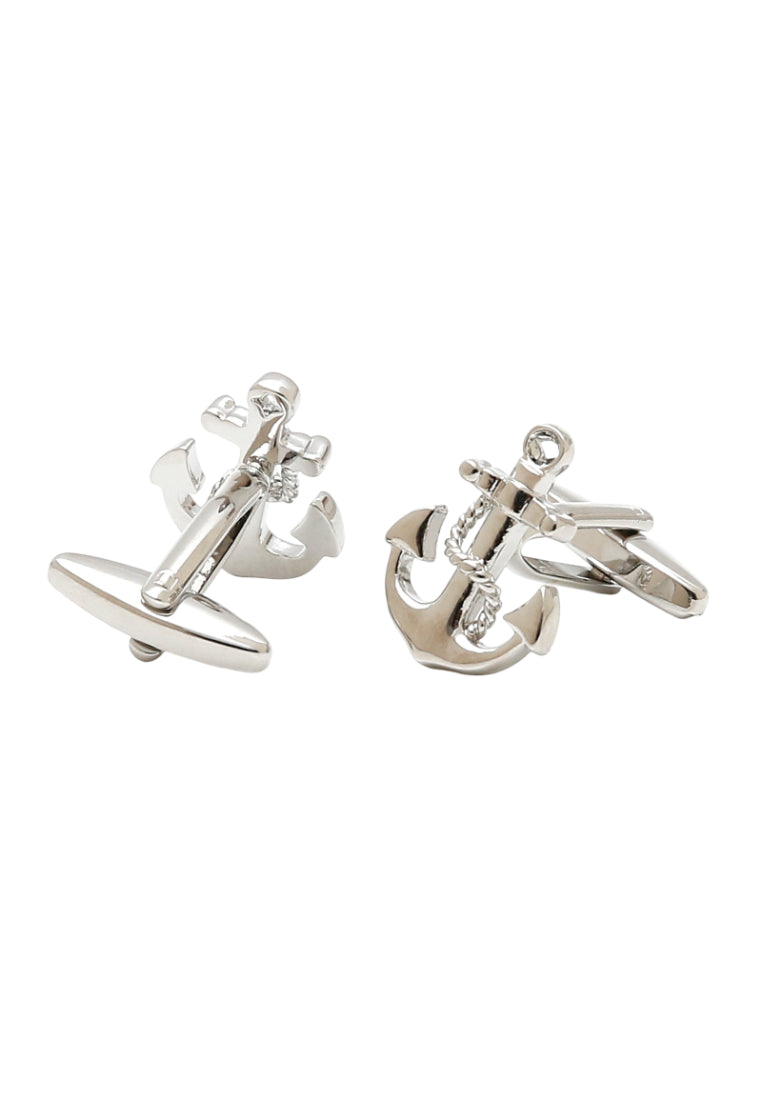 Men's Cufflinks Personality French Anchor Silver Copper Shirt Cuff Nails