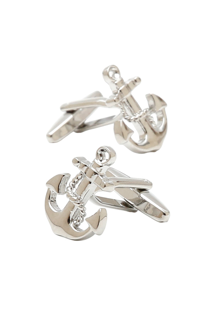 Men's Cufflinks Personality French Anchor Silver Copper Shirt Cuff Nails