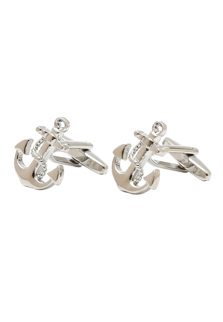 Men's Cufflinks Personality French Anchor Silver Copper Shirt Cuff Nails
