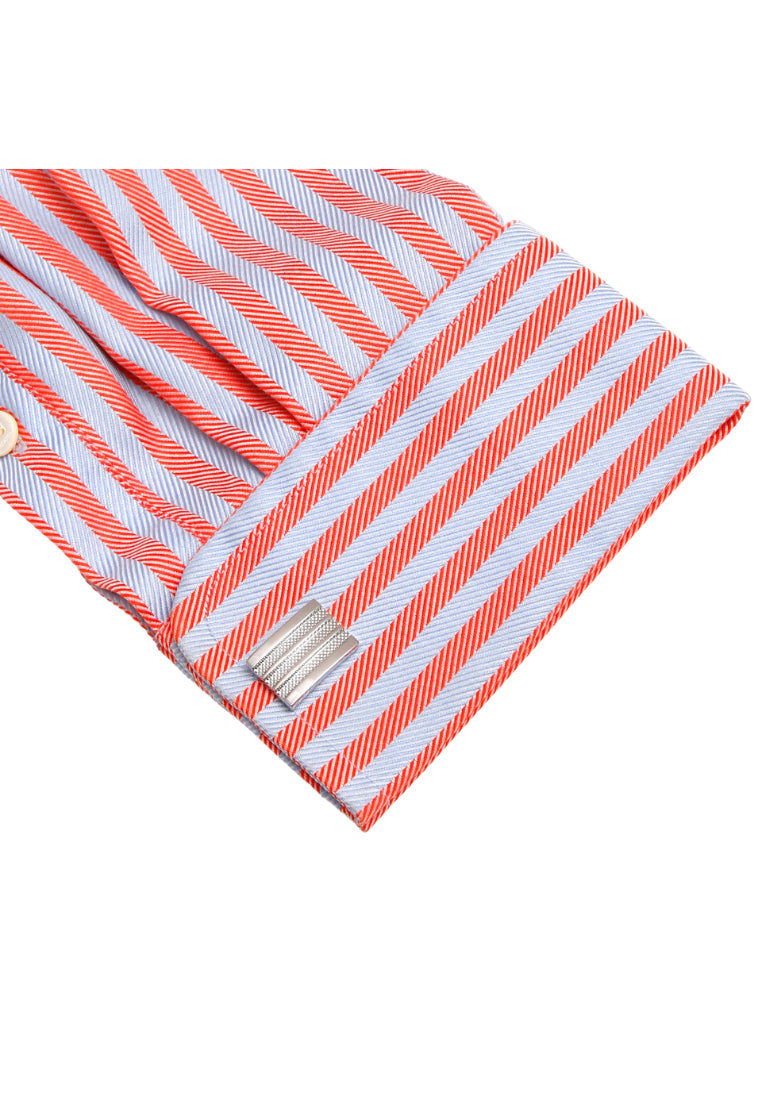 Men's Cufflinks Simple French Square Silver Copper Shirt Cuff Nails