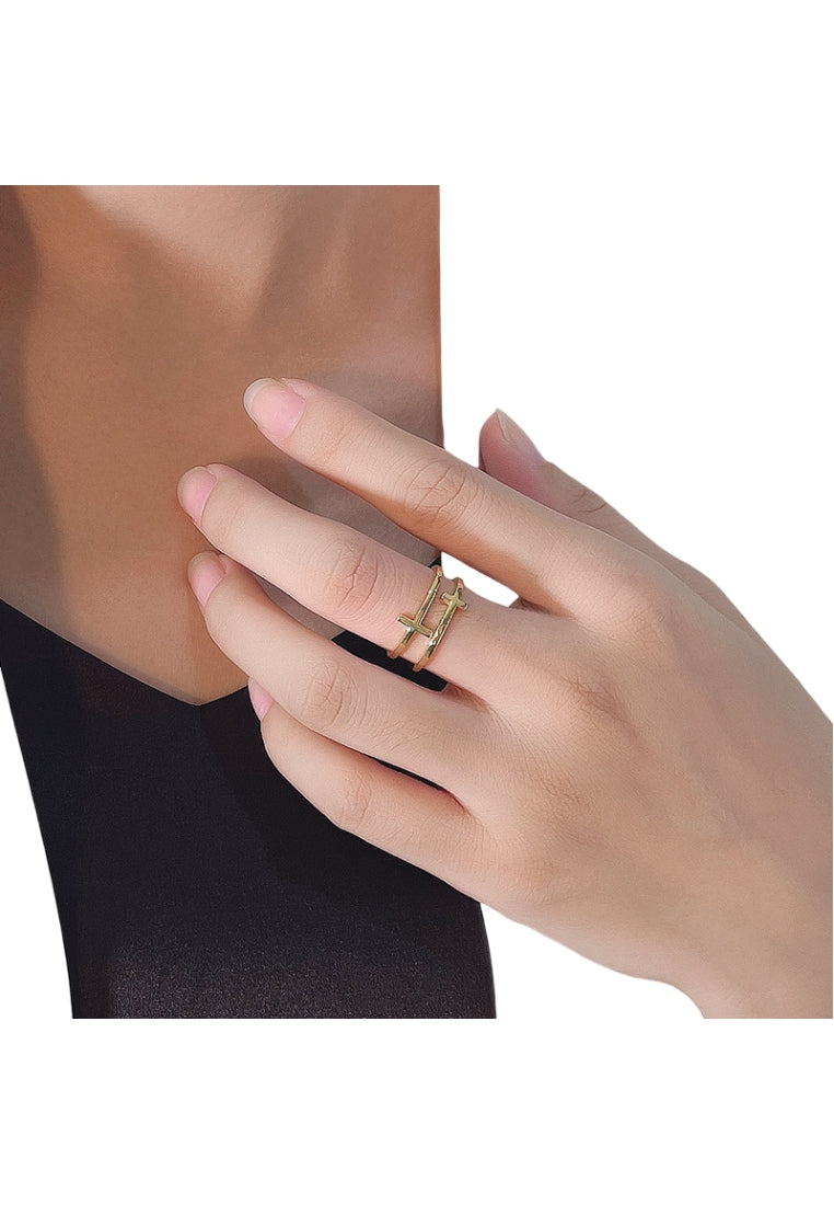 MultiLayer Rope Silver Ring