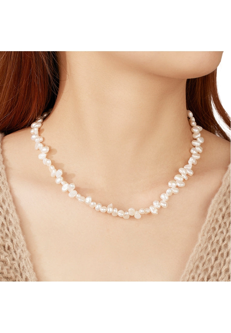 Baroque Pearl S925 Silver Necklace