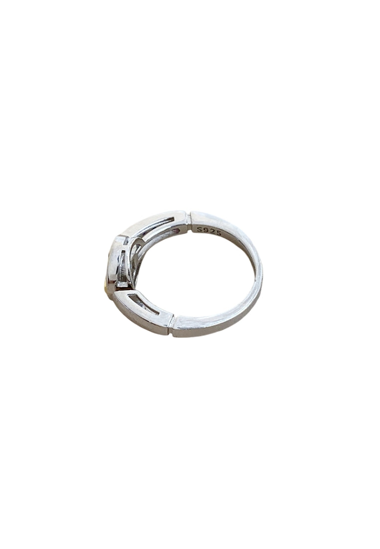Minimalist Layered Silver Ring
