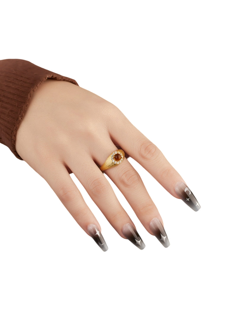 Unique Design 925 Silver Snakeshaped Black Zircon Adjustable Ring for Women